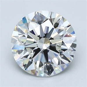 Foto Diamante Natural 2.03 quilates, Redondo , Color G, claridad SI1 y certificado GIA de