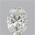 Natural Diamond 1.31 Carats, Oval with  Cut, I Color, IF Clarity and Certified by GIA