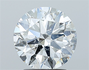 Foto Diamante Natural 2.25 quilates, Redondo , Color G, claridad SI2 y certificado IGI de