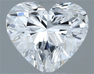 Picture of Natural Diamond 0.33 Carats, Heart with  Cut, D Color, VS2 Clarity and Certified by GIA