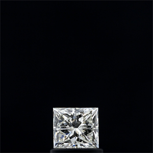 Foto Diamante Natural 0.71 quilates, Princesa , Color K, claridad SI1 y certificado GIA de