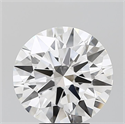 Del inventario de diamantes de laboratorio, 4.03 quilates, Redondo , Color F, claridad IF y certificado IGI