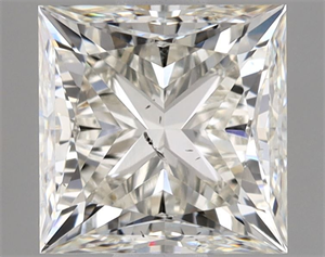 Picture of Natural Diamond 1.01 Carats, Princess with  Cut, J Color, SI1 Clarity and Certified by GIA