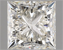 Natural Diamond 1.01 Carats, Princess with  Cut, J Color, SI1 Clarity and Certified by GIA