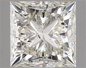 Picture of Natural Diamond 1.01 Carats, Princess with  Cut, J Color, SI1 Clarity and Certified by GIA