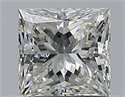 Natural Diamond 1.21 Carats, Princess with  Cut, I Color, SI2 Clarity and Certified by GIA