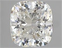 Natural Diamond 0.74 Carats, Cushion with  Cut, I Color, VS2 Clarity and Certified by GIA
