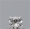 Natural Diamond 0.27 Carats, Princess with  Cut, E Color, VVS2 Clarity and Certified by GIA