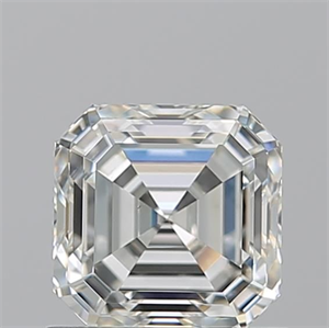 Picture of Natural Diamond 1.01 Carats, Asscher with  Cut, J Color, SI1 Clarity and Certified by GIA