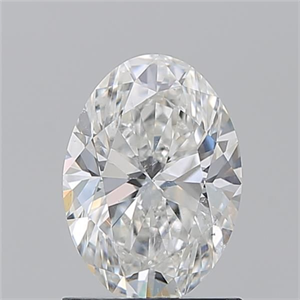 Picture of Natural Diamond 1.20 Carats, Oval with  Cut, G Color, SI2 Clarity and Certified by GIA