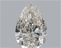 Natural Diamond 0.40 Carats, Pear with  Cut, I Color, SI1 Clarity and Certified by GIA