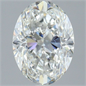 Natural Diamond 2.01 Carats, Oval with  Cut, G Color, VVS1 Clarity and Certified by GIA