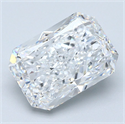 Natural Diamond 4.01 Carats, Radiant with  Cut, E Color, VS2 Clarity and Certified by GIA