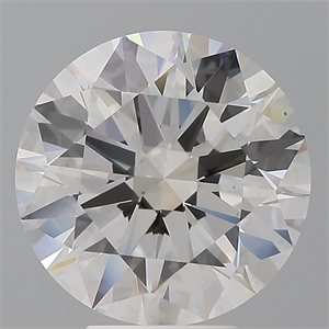 Picture of Lab Grown Diamond 5.50 Carats, Round with Ideal Cut, E Color, VS1 Clarity and Certified by IGI