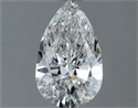 Diamante Natural 0.50 quilates, De pera , Color G, claridad SI2 y certificado GIA