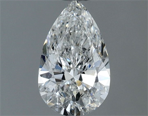 Foto Diamante Natural 0.50 quilates, De pera , Color G, claridad SI2 y certificado GIA de