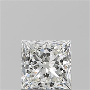Picture of Natural Diamond 1.01 Carats, Princess with  Cut, J Color, VS2 Clarity and Certified by GIA