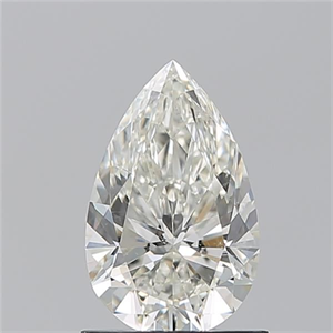 Picture of Natural Diamond 1.01 Carats, Pear with  Cut, J Color, SI1 Clarity and Certified by GIA
