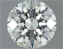Natural Diamond 0.75 Carats, Round with Excellent Cut, J Color, VVS2 Clarity and Certified by IGI