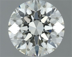 Picture of Natural Diamond 0.75 Carats, Round with Excellent Cut, J Color, VVS2 Clarity and Certified by IGI