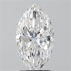 Picture of Natural Diamond 2.01 Carats, Marquise with  Cut, D Color, SI1 Clarity and Certified by GIA