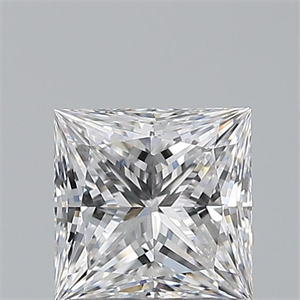 Picture of Natural Diamond 0.71 Carats, Princess with  Cut, D Color, VVS2 Clarity and Certified by GIA