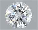 Diamante Natural 0.70 quilates, Redondo , Color E, claridad VS2 y certificado GIA