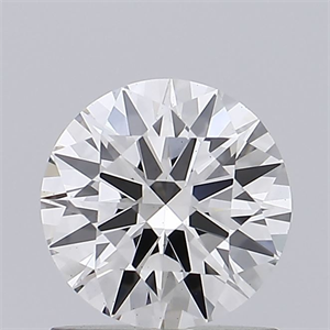 Picture of Lab Grown Diamond 0.90 Carats, Round with Excellent Cut, H Color, VS2 Clarity and Certified by IGI
