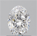 Diamante Natural 0.70 quilates, Ovalado , Color D, claridad VS2 y certificado GIA
