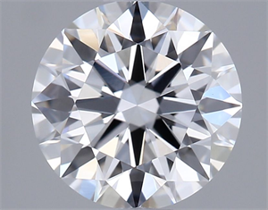 Picture of Lab Grown Diamond 1.02 Carats, Round with Ideal Cut, D Color, VVS2 Clarity and Certified by IGI