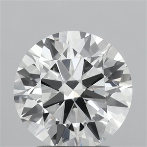 Picture of Lab Grown Diamond 2.06 Carats, Round with Ideal Cut, D Color, VVS2 Clarity and Certified by IGI