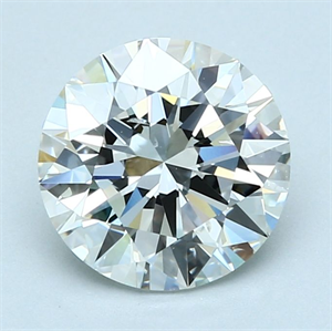 Foto Diamante Natural 2.50 quilates, Redondo , Color H, claridad SI1 y certificado GIA de