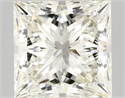 Natural Diamond 3.03 Carats, Princess with  Cut, K Color, VS1 Clarity and Certified by IGI