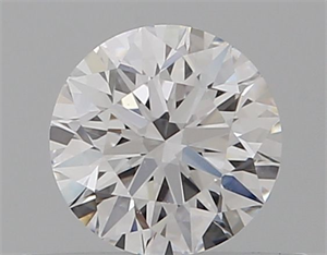 Picture of Natural Diamond 0.41 Carats, Round with Excellent Cut, D Color, VVS2 Clarity and Certified by GIA