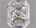 Natural Diamond 0.90 Carats, Radiant with  Cut, K Color, SI2 Clarity and Certified by GIA