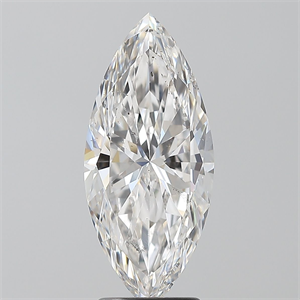 Picture of Natural Diamond 3.01 Carats, Marquise with  Cut, F Color, SI2 Clarity and Certified by GIA