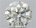 Diamante Natural 2.50 quilates, Redondo , Color J, claridad VVS2 y certificado IGI