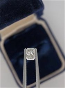 Picture of Natural Diamond 0.51 Carats, Radiant with  Cut, E Color, VS2 Clarity and Certified by GIA