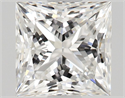 Natural Diamond 0.73 Carats, Princess with  Cut, F Color, VVS2 Clarity and Certified by GIA