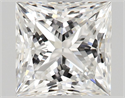 Natural Diamond 0.73 Carats, Princess with  Cut, F Color, VVS2 Clarity and Certified by GIA