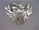 Natural Diamond 2.00 Carats, Heart with  Cut, I Color, SI2 Clarity and Certified by GIA