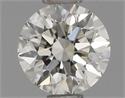 Natural Diamond 0.60 Carats, Round with Excellent Cut, K Color, VVS2 Clarity and Certified by GIA