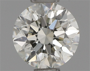 Picture of Natural Diamond 0.60 Carats, Round with Excellent Cut, K Color, VVS2 Clarity and Certified by GIA