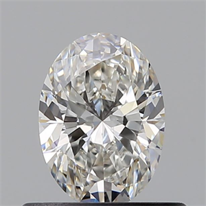 Picture of Natural Diamond 0.52 Carats, Oval with  Cut, H Color, VS2 Clarity and Certified by GIA