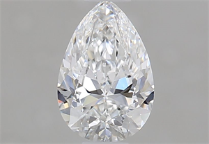 Picture of Natural Diamond 0.51 Carats, Pear with  Cut, E Color, VVS1 Clarity and Certified by GIA