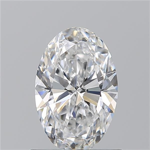 Picture of Natural Diamond 0.94 Carats, Oval with  Cut, D Color, VVS2 Clarity and Certified by GIA