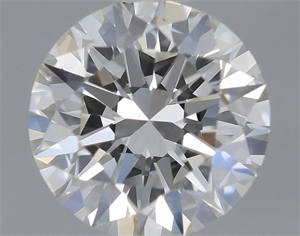 Picture of Natural Diamond 0.70 Carats, Round with Excellent Cut, I Color, VS1 Clarity and Certified by GIA