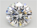 Lab Grown Diamond 2.71 Carats, Round with Excellent Cut, F Color, VS1 Clarity and Certified by IGI