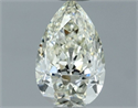 Natural Diamond 0.50 Carats, Pear with  Cut, I Color, VVS1 Clarity and Certified by IGI
