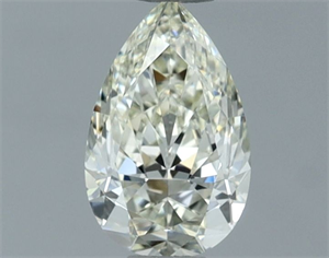 Picture of Natural Diamond 0.50 Carats, Pear with  Cut, I Color, VVS1 Clarity and Certified by IGI
